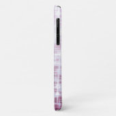 Mauve White Gradient Glow Glitzern Personalisiert Case-Mate iPhone Hülle (Hinten/Links)