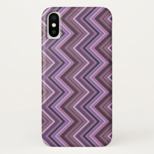 Mauve zigzag iPhone x hülle