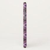 Mauve zigzag Case-Mate iPhone hülle (Hinten/Links)