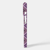 Mauve zigzag Case-Mate iPhone hülle (Rückseite / Links)