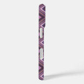 Mauve zigzag Case-Mate iPhone hülle (Rückseite / Rechts)