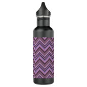 Mauve zigzag edelstahlflasche (Links)