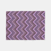 Mauve zigzag fleecedecke (Vorderseite (Horizontal))