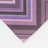 Mauve zigzag fleecedecke (Ecke)