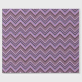 Mauve zigzag geschenkpapier (Flach)