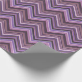Mauve zigzag geschenkpapier (Ecke)