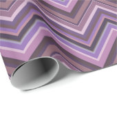 Mauve zigzag geschenkpapier (Rolleneckpunkt)