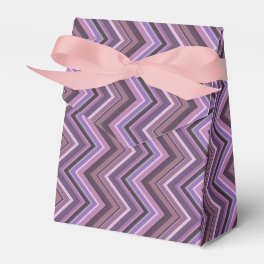 Mauve zigzag geschenkschachtel (Vorderseite)