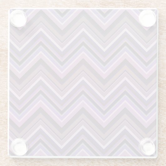 Mauve zigzag glasuntersetzer (Rückseite)