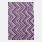 Mauve zigzag handtuch (Vertikal)