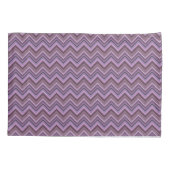 Mauve zigzag kissenbezug (Rückseite)