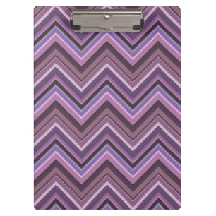 Mauve zigzag klemmbrett
