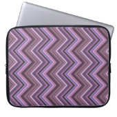 Mauve zigzag laptopschutzhülle (Vorderseite)