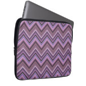Mauve zigzag laptopschutzhülle (Vorne Rechts)