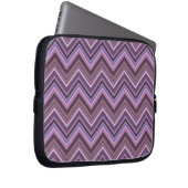 Mauve zigzag laptopschutzhülle (Vorne Rechts)
