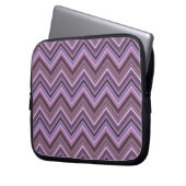 Mauve zigzag laptopschutzhülle (Vorderseite Links)