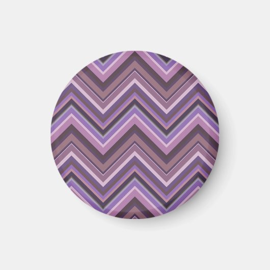 Mauve zigzag magnet (Vorne)
