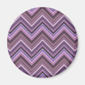 Mauve zigzag magnet (Vorne)