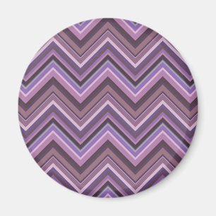 Mauve zigzag magnet
