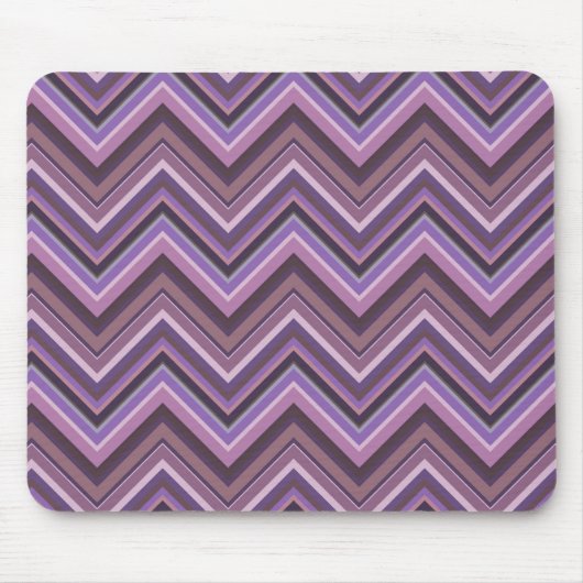 Mauve zigzag mousepad (Vorne)