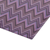 Mauve zigzag schneidebrett (Ecke)