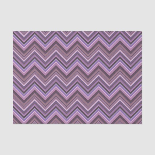 Mauve zigzag seidenpapier (Vorderseite)