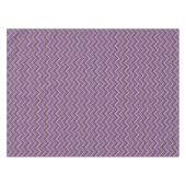 Mauve zigzag tischdecke (Vorderseite (Horizontal))