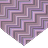 Mauve zigzag tischdecke (Schrägansicht)