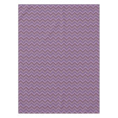 Mauve zigzag tischdecke (Vorderseite)