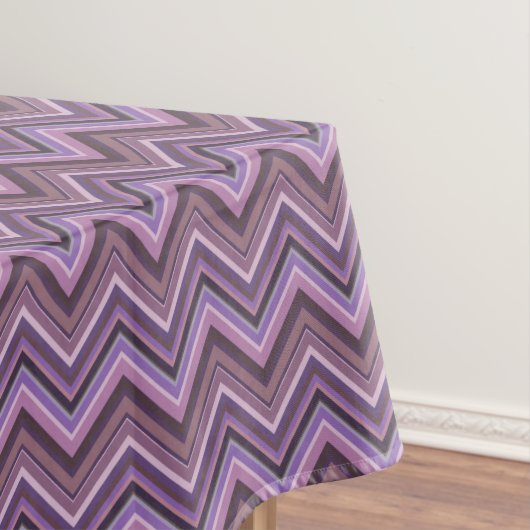 Mauve zigzag tischdecke (Beispiel)