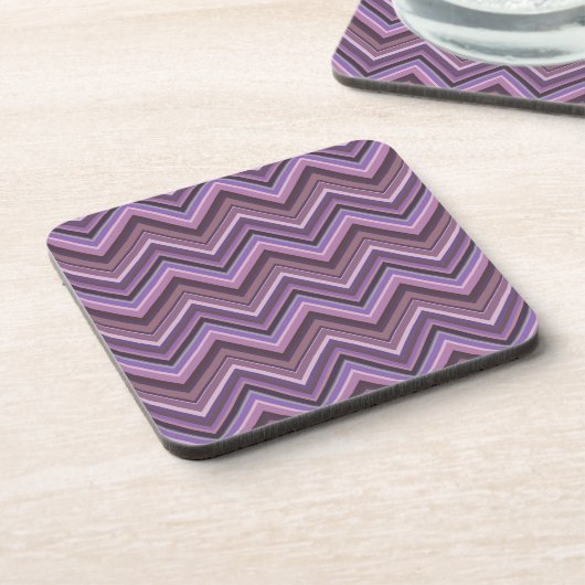 Mauve zigzag untersetzer (Linke Seite)