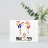 mauy-thai-#-2 postkarte (Stehend Vorderseite)