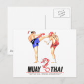 mauy-thai-#-2 postkarte (Vorne/Hinten)