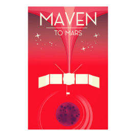 MAVEN - in die Mars. Fotodruck