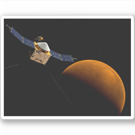 Maven Spacecraft. Aufkleber (Vorderseite)