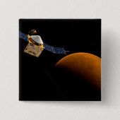 Maven Spacecraft. Button (Vorderseite)