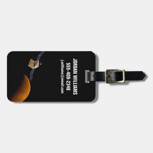 Maven Spacecraft. Gepäckanhänger (Vorderseite horizontal)