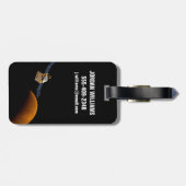 Maven Spacecraft. Gepäckanhänger (Rückseite horizontal)