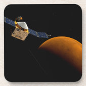 Maven Spacecraft. Getränkeuntersetzer (Vorderseite)