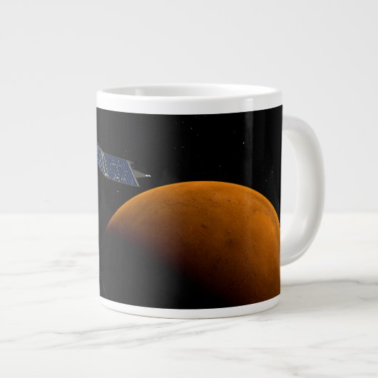 Maven Spacecraft. Jumbo-Tasse (Vorderseite Rechts)