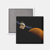 Maven Spacecraft. Magnet (Vorderseite/Rückseite)