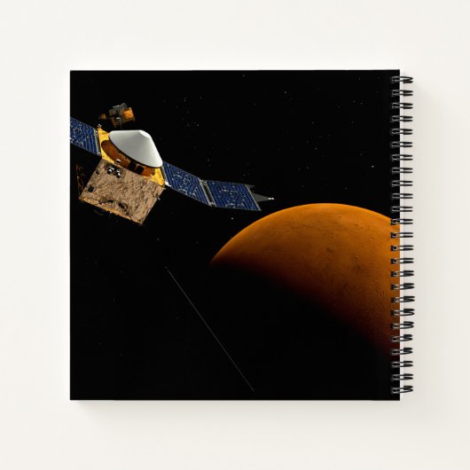 Maven Spacecraft. Notizblock (Rückseite)