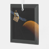 Maven Spacecraft. Ornament Aus Glas (Vorderseite links)