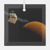 Maven Spacecraft. Ornament Aus Glas (Vorderseite)