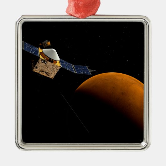 Maven Spacecraft. Ornament Aus Metall (Vorne)