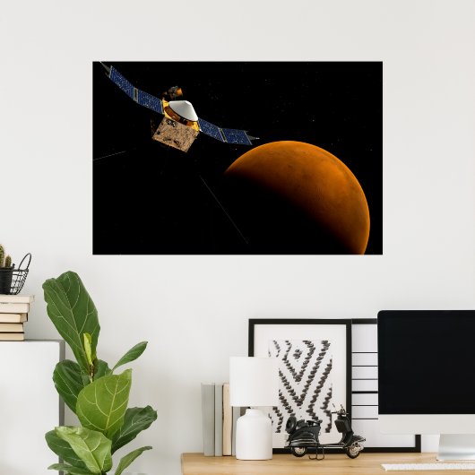 Maven Spacecraft. Poster (Heimbüro)