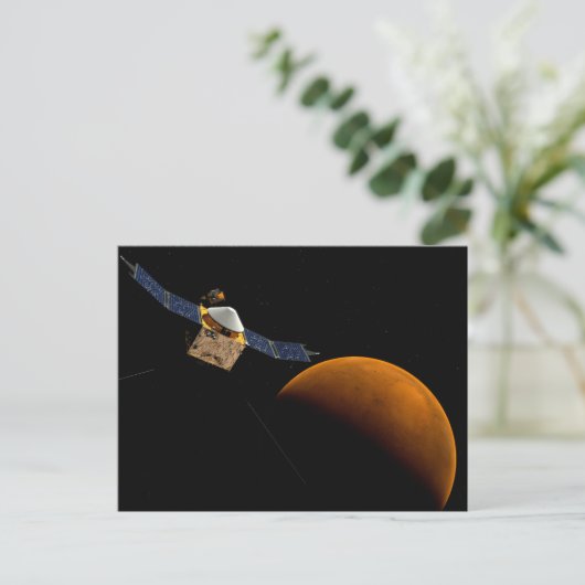 Maven Spacecraft. Postkarte (Stehend Vorderseite)