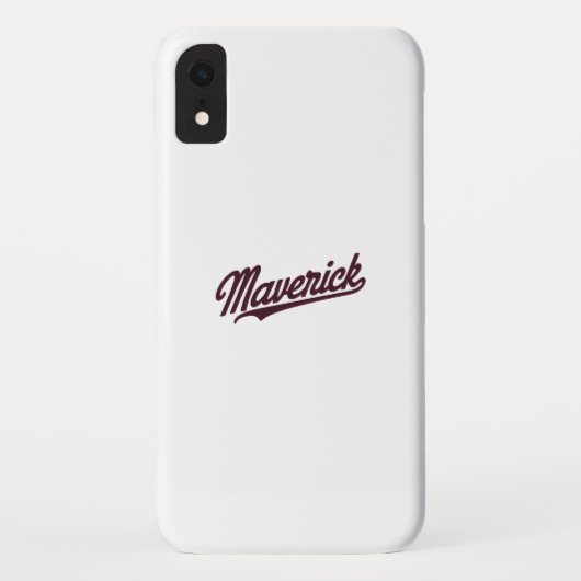 Maverick Inspirational Case-Mate iPhone Hülle (Rückseite)