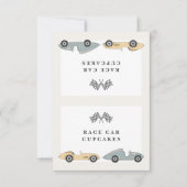 MAVERICK Race Card Buffet Food Cards Einladung (Vorderseite)