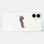 Maverick Typografie Case-Mate iPhone Hülle (Rückseite (Horizontal))
